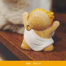 Load image into Gallery viewer, Small wood carving creative ornaments birthday gifts cute car ornaments